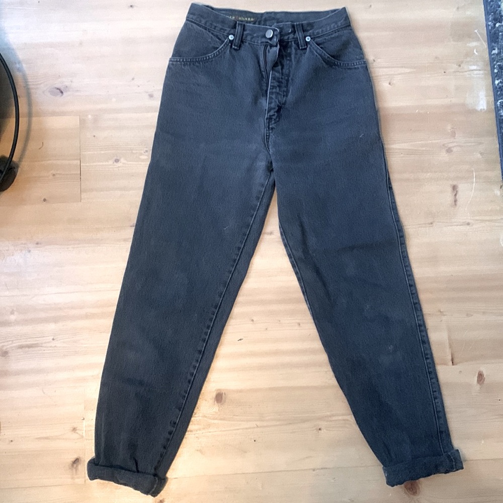 Silver Balloon Leg Jeans